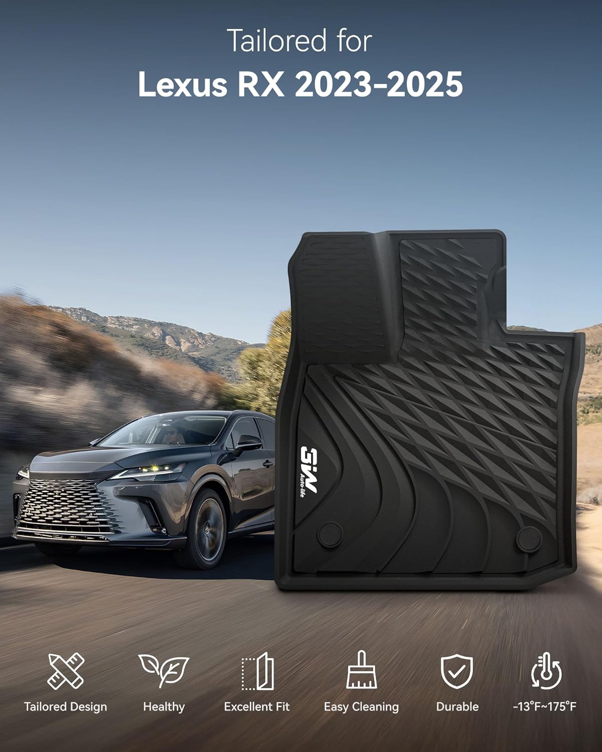 لكزس RX موديلات 2023-2025 - دعاسات أدريــان كومفرت